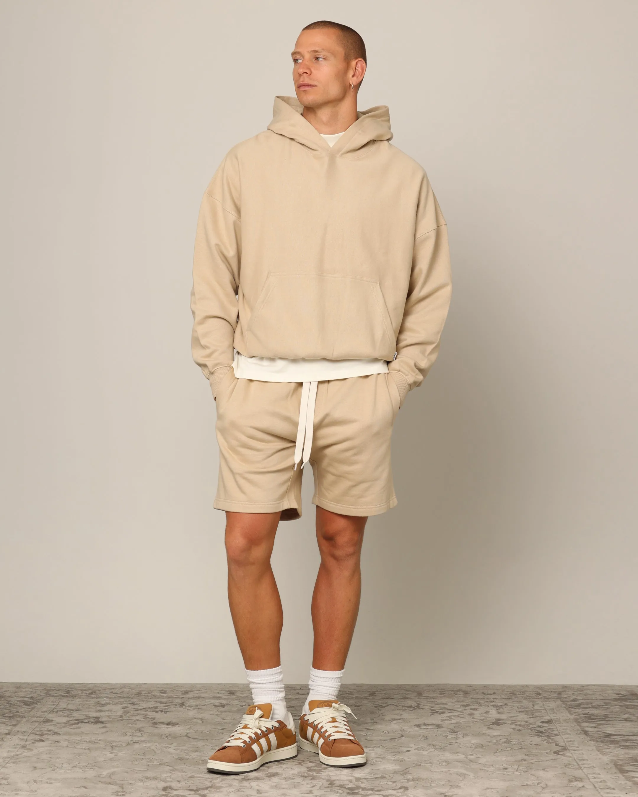 Carré Blanc Classic Sweat Shorts Stone sold by Culture Kings product image thumbnail 2