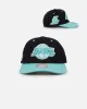 Mitchell & Ness Los Angeles Lakers "Ice Blue" Script Origin Snapback Black/Ice Blue sold by Culture Kings