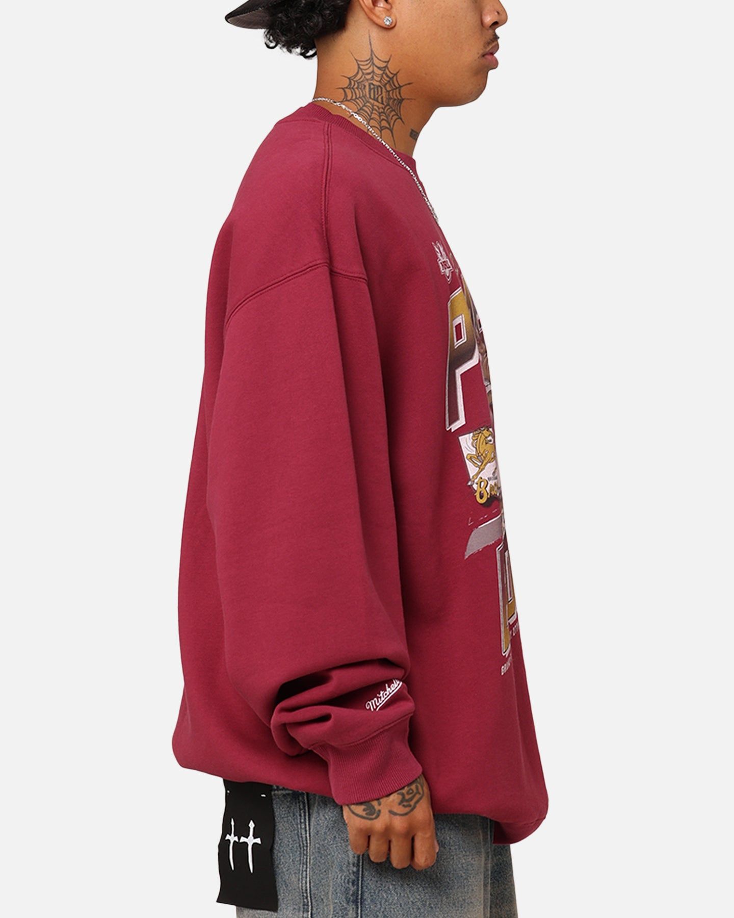 Mitchell & Ness Brisbane Broncos 1992 Grand Final Crewneck Maroon sold by Culture Kings product image thumbnail 4