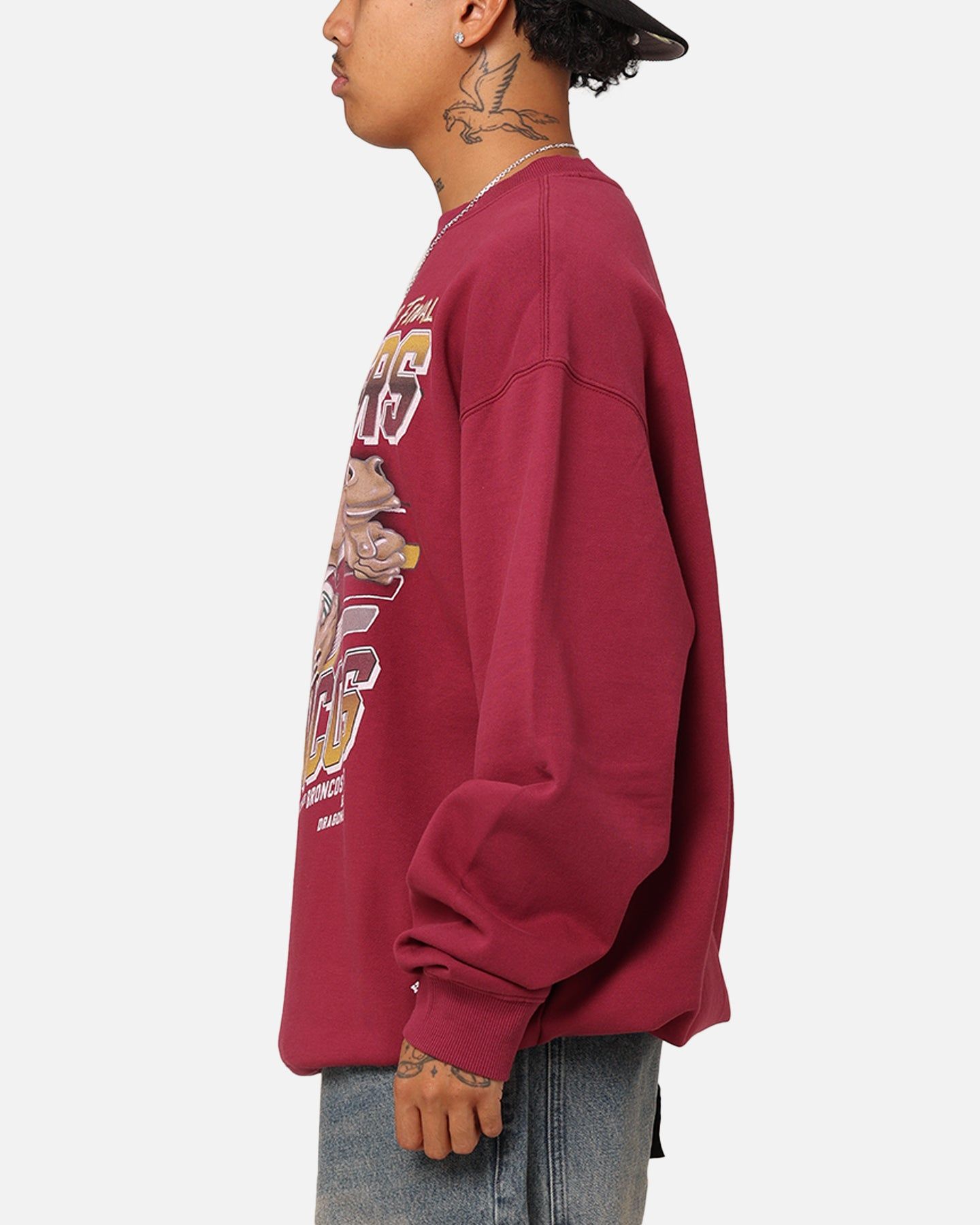 Mitchell & Ness Brisbane Broncos 1992 Grand Final Crewneck Maroon sold by Culture Kings product image thumbnail 5