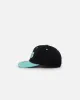 Mitchell & Ness Los Angeles Lakers "Ice Blue" Script Origin Snapback Black/Ice Blue sold by Culture Kings
