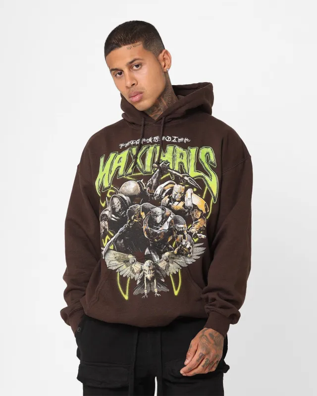 Goat Crew X Transformers Maximals Vintage Hoodie Brown Wash sold by Culture Kings