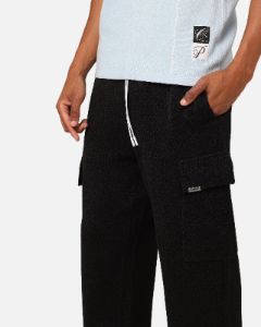 Carre Grain Superior Cargo Jogger Black sold by Culture Kings