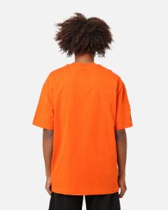New Era Los Angeles Dodgers 'Scary Nights' Oversized T-Shirt Orange/Black sold by Culture Kings