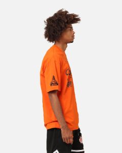 New Era Los Angeles Dodgers 'Scary Nights' Oversized T-Shirt Orange/Black sold by Culture Kings