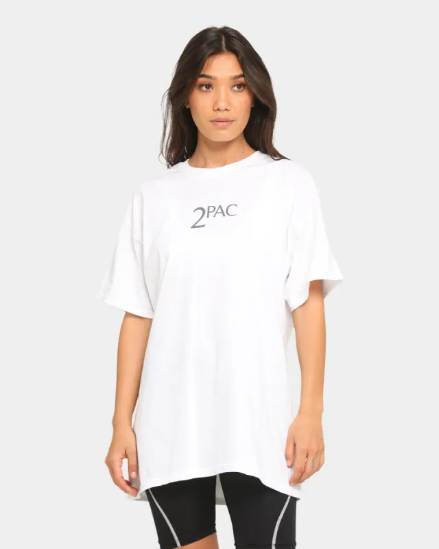 Tupac Social Message Short Sleeve T-Shirt White sold by Culture Kings