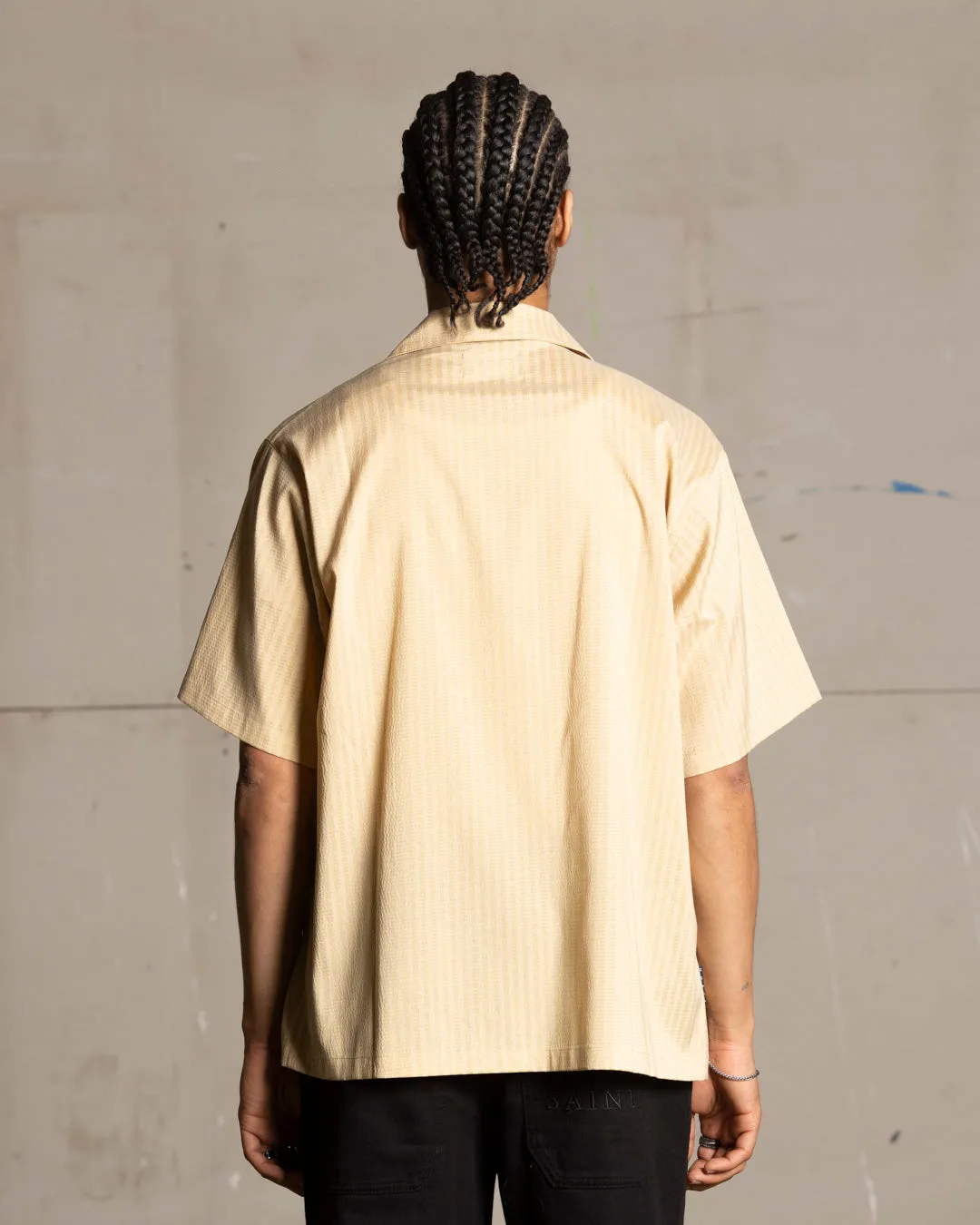 Saint Morta Villa Short Sleeve Shirt Tan sold by Culture Kings product image thumbnail 4