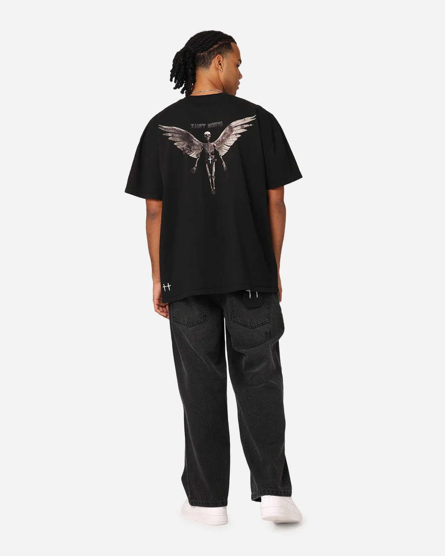 Saint Morta Momento Mori T-Shirt Black sold by Culture Kings product image thumbnail 2