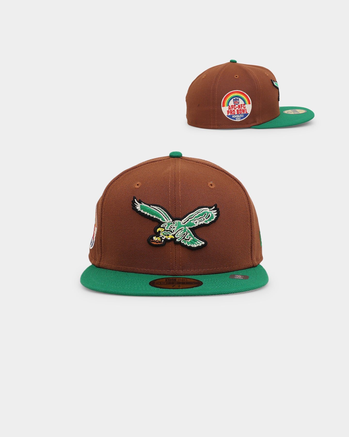 New Era Philadelphia Eagles 'Harvest' 59FIFTY Fitted Dark Brown sold by Culture Kings