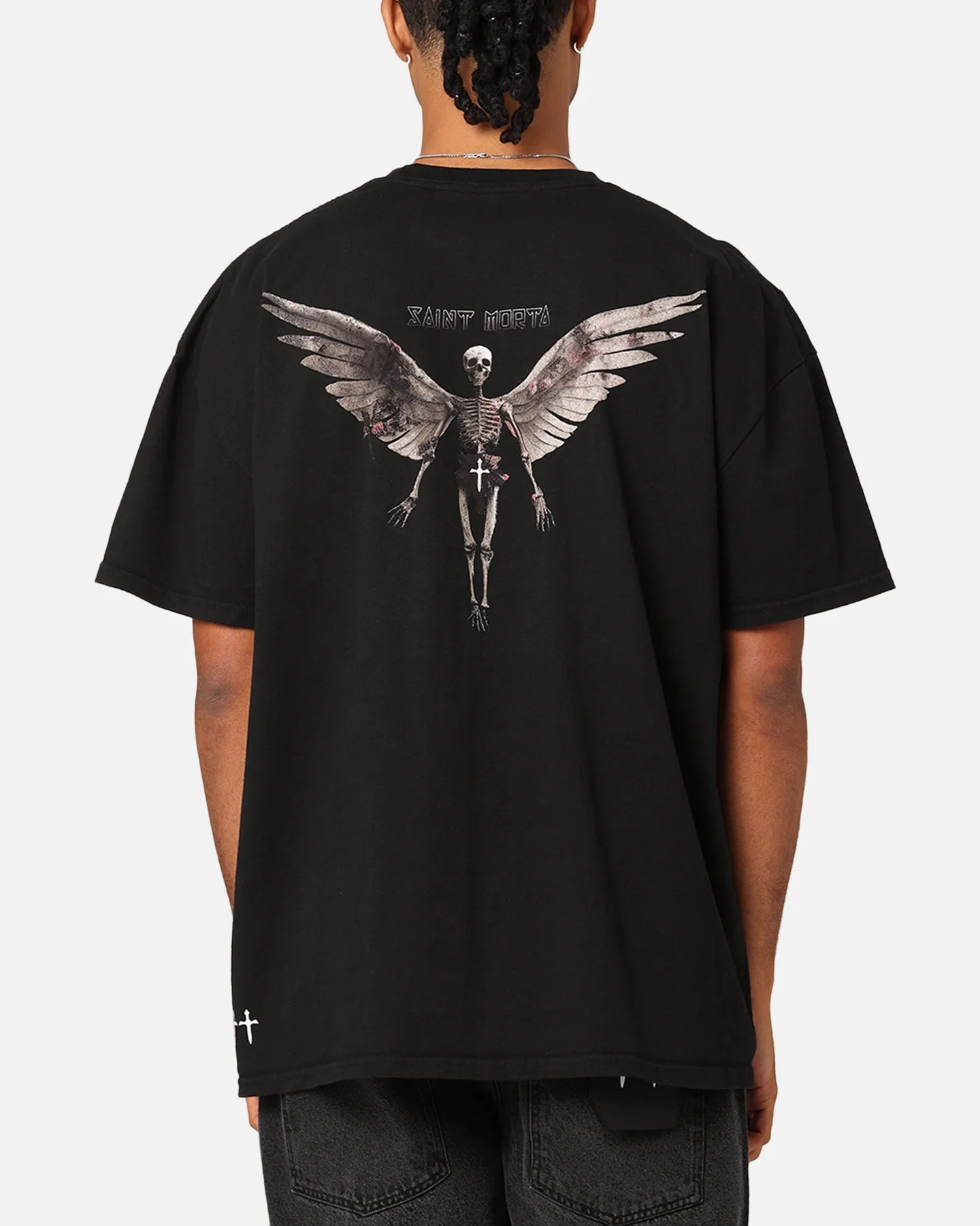 Saint Morta Momento Mori T-Shirt Black sold by Culture Kings product image thumbnail 4