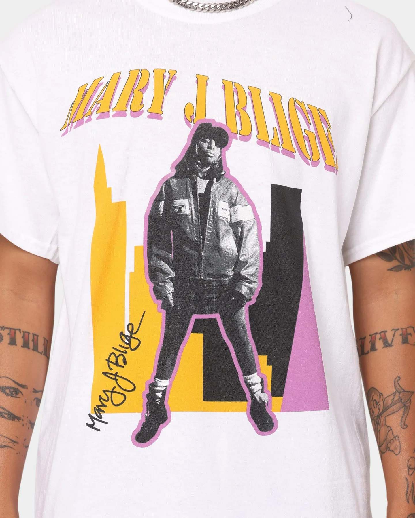 Bravado City Portrait T-Shirt White sold by Culture Kings product image thumbnail 3
