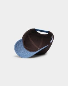 XLARGE Slanted Logo Snapback Brown/Navy sold by Culture Kings