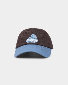 XLARGE Slanted Logo Snapback Brown/Navy sold by Culture Kings