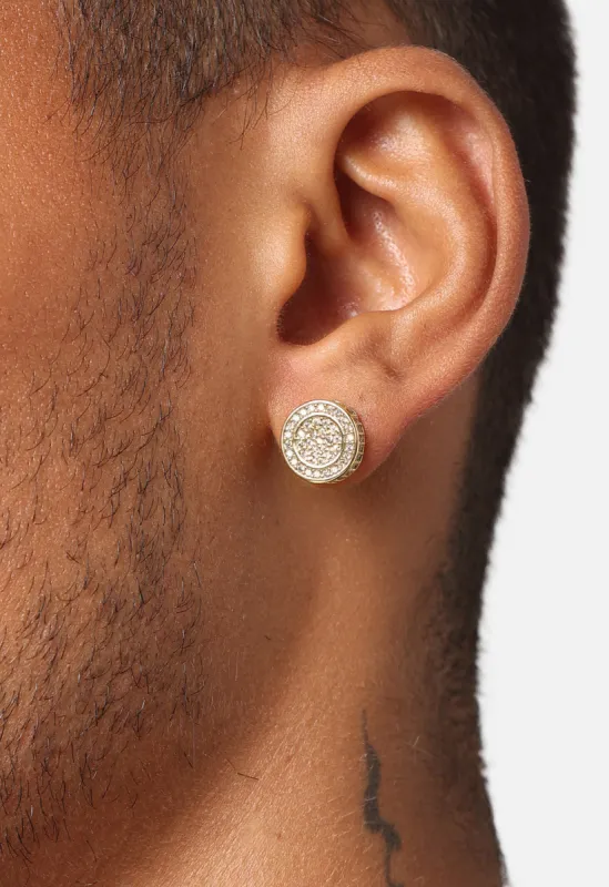 Saint Morta Stadium Earring Iced Gold sold by Culture Kings