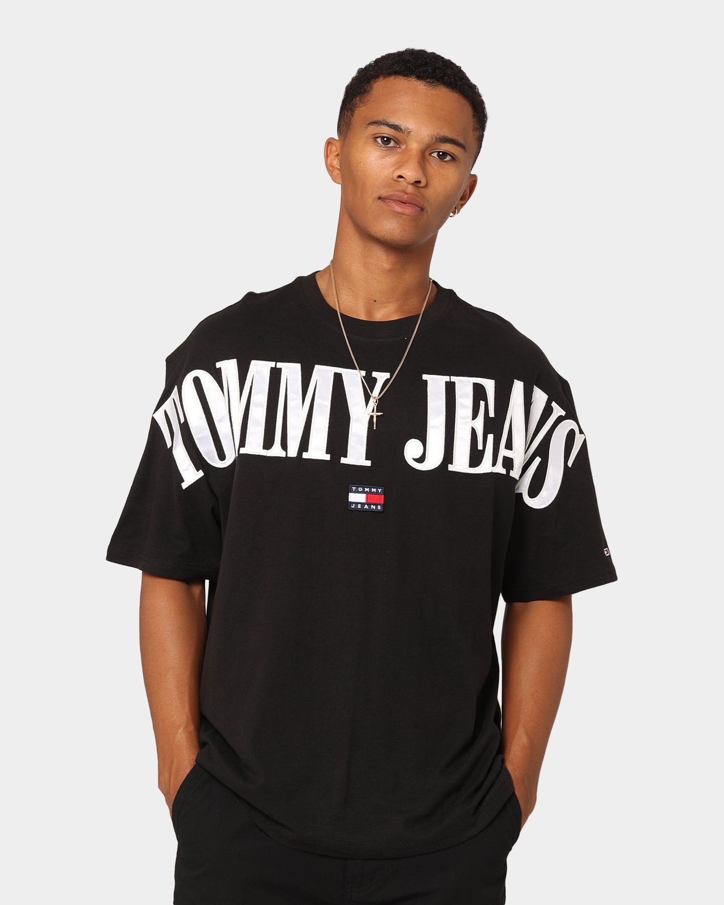 Tommy Jeans TJM Skater Archive Back Logo T-Shirt Black sold by Culture Kings