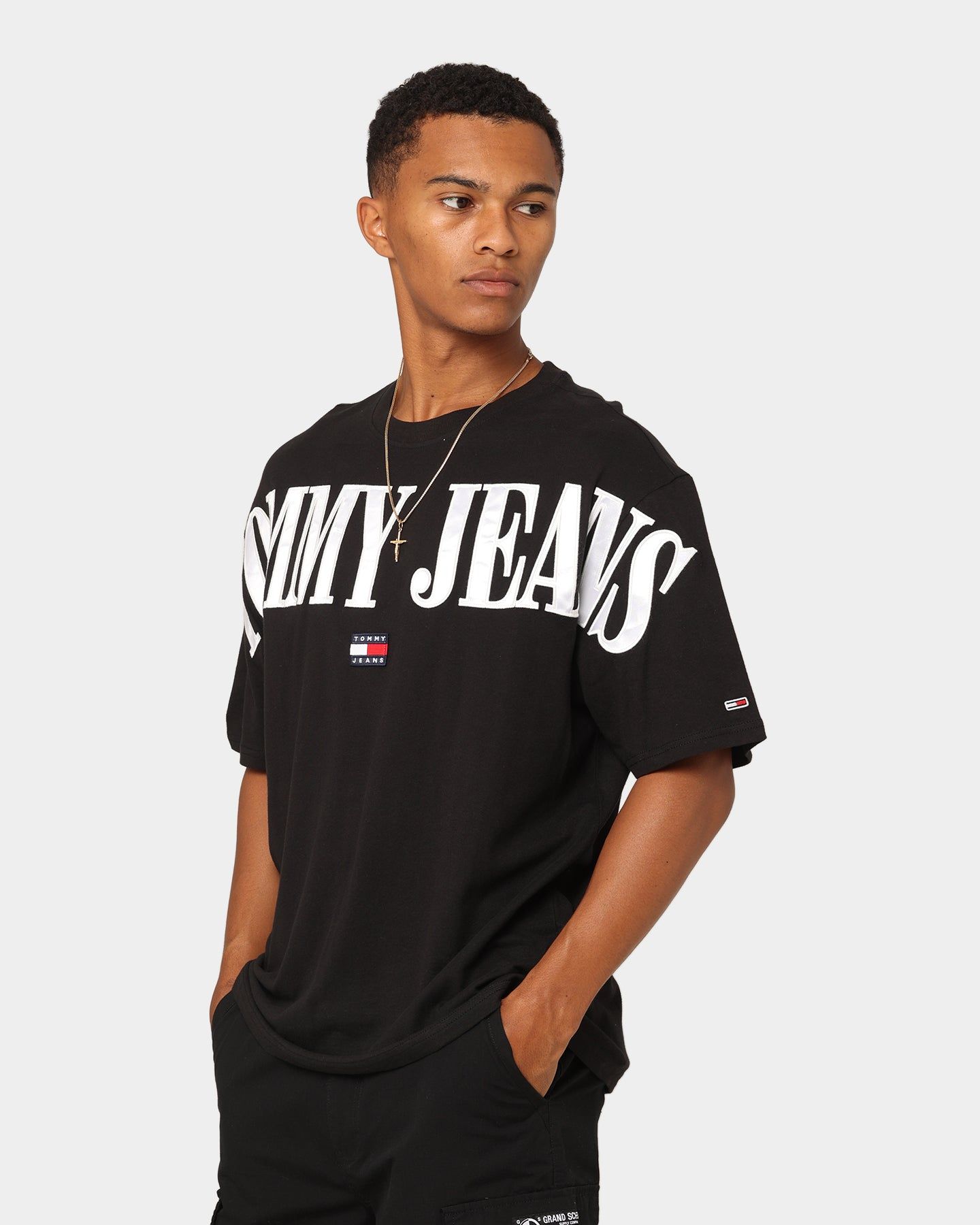 Tommy Jeans TJM Skater Archive Back Logo T-Shirt Black sold by Culture Kings product image thumbnail 6