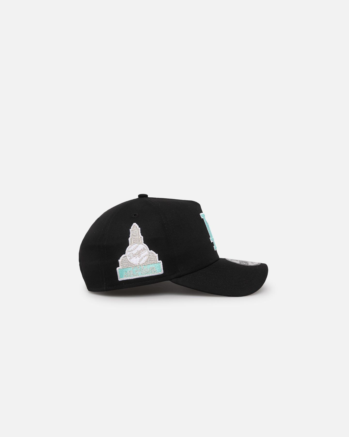 New Era Los Angeles Dodgers 9FORTY A-Frame Snapback Black/Aqua Blue sold by Culture Kings product image thumbnail 3