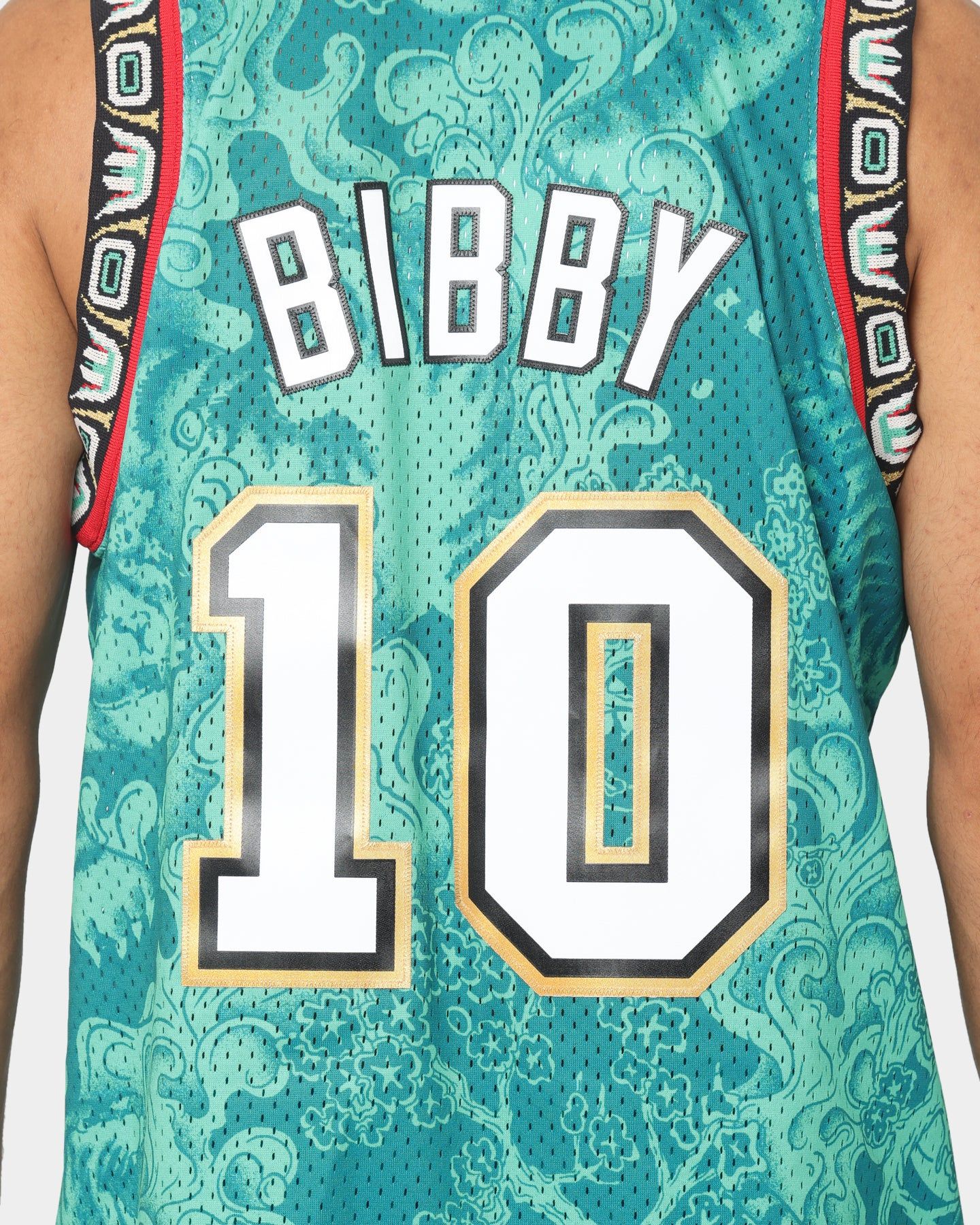 Mitchell & Ness Memphis Grizzlies Mike Bibby #10 CNY 4.0 Swingman Jersey Teal sold by Culture Kings product image thumbnail 4
