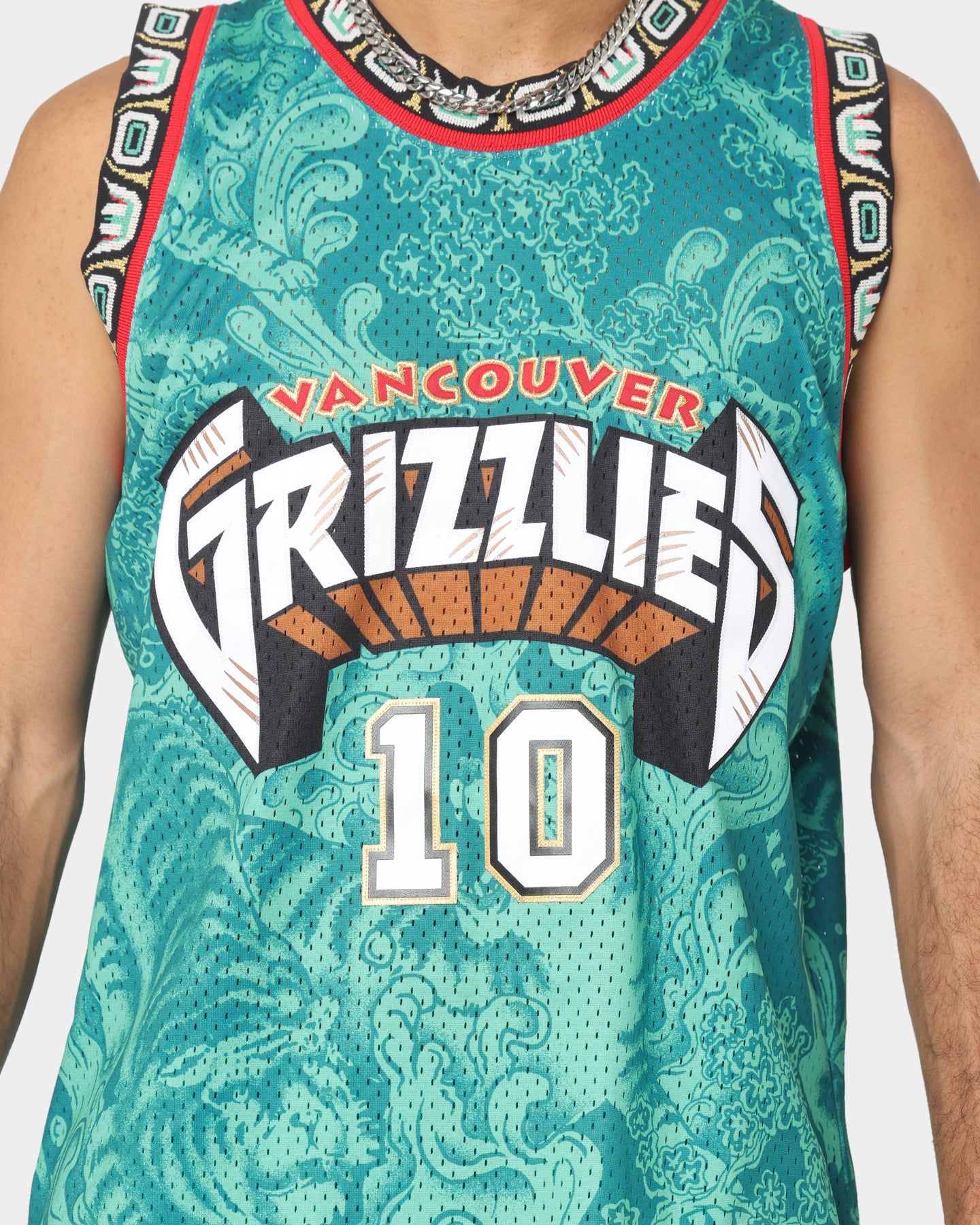 Mitchell & Ness Memphis Grizzlies Mike Bibby #10 CNY 4.0 Swingman Jersey Teal sold by Culture Kings product image thumbnail 3