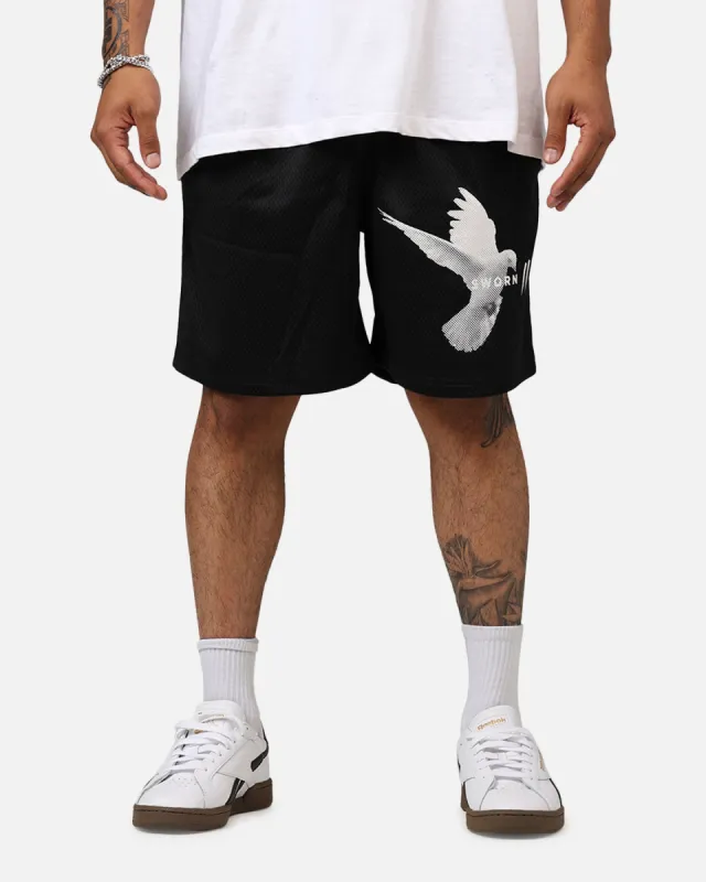 Sworn To Us Motion Mesh Shorts Black sold by Culture Kings