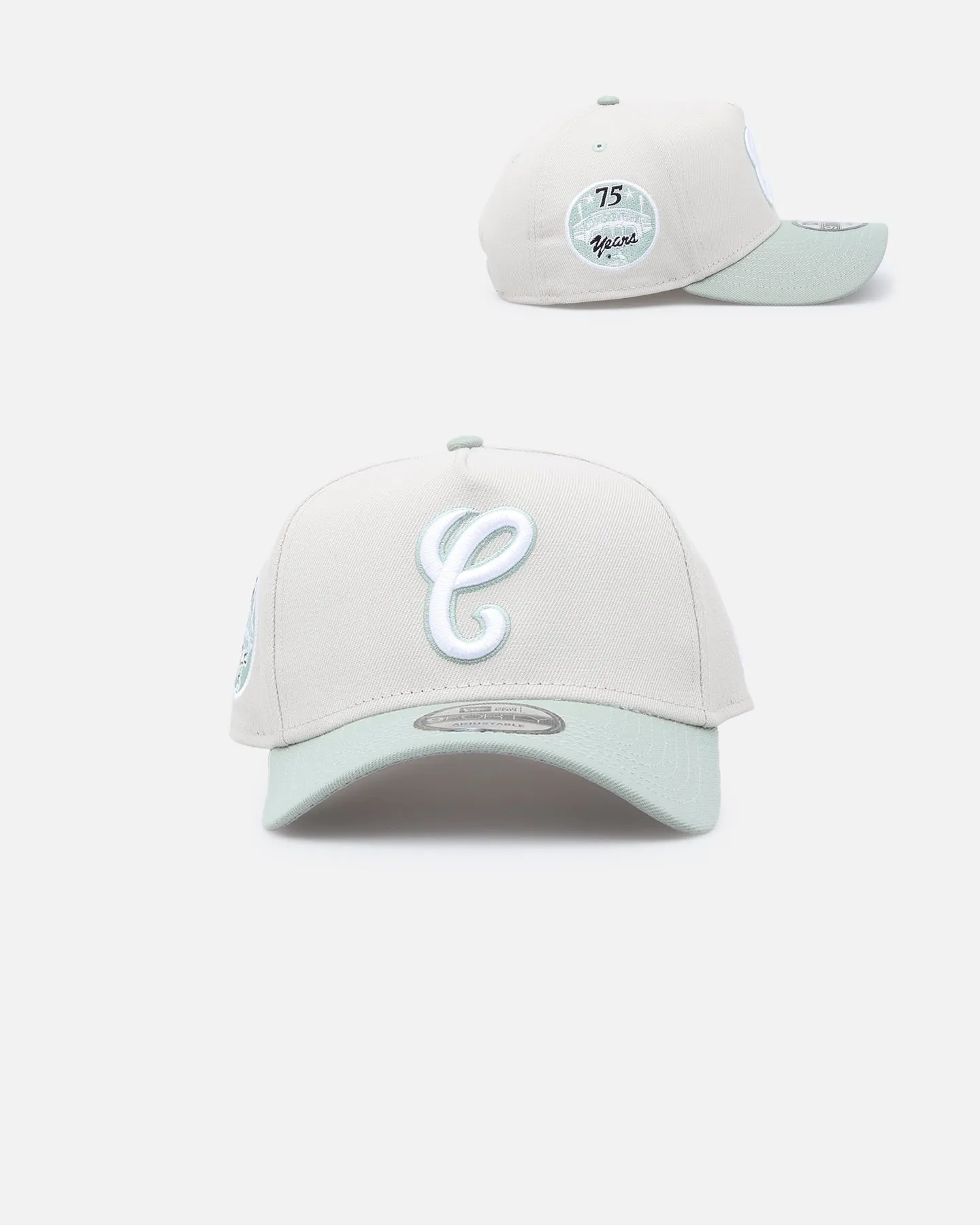 New Era Chicago White Sox 'Sea Glass' 9FORTY A-Frame Snapback Stone/Green sold by Culture Kings
