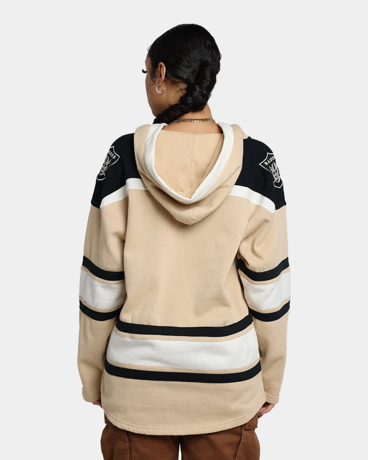 47 Brand Las Vegas Raiders Superior Lacer Hoodie Khaki sold by Culture Kings product image thumbnail 4