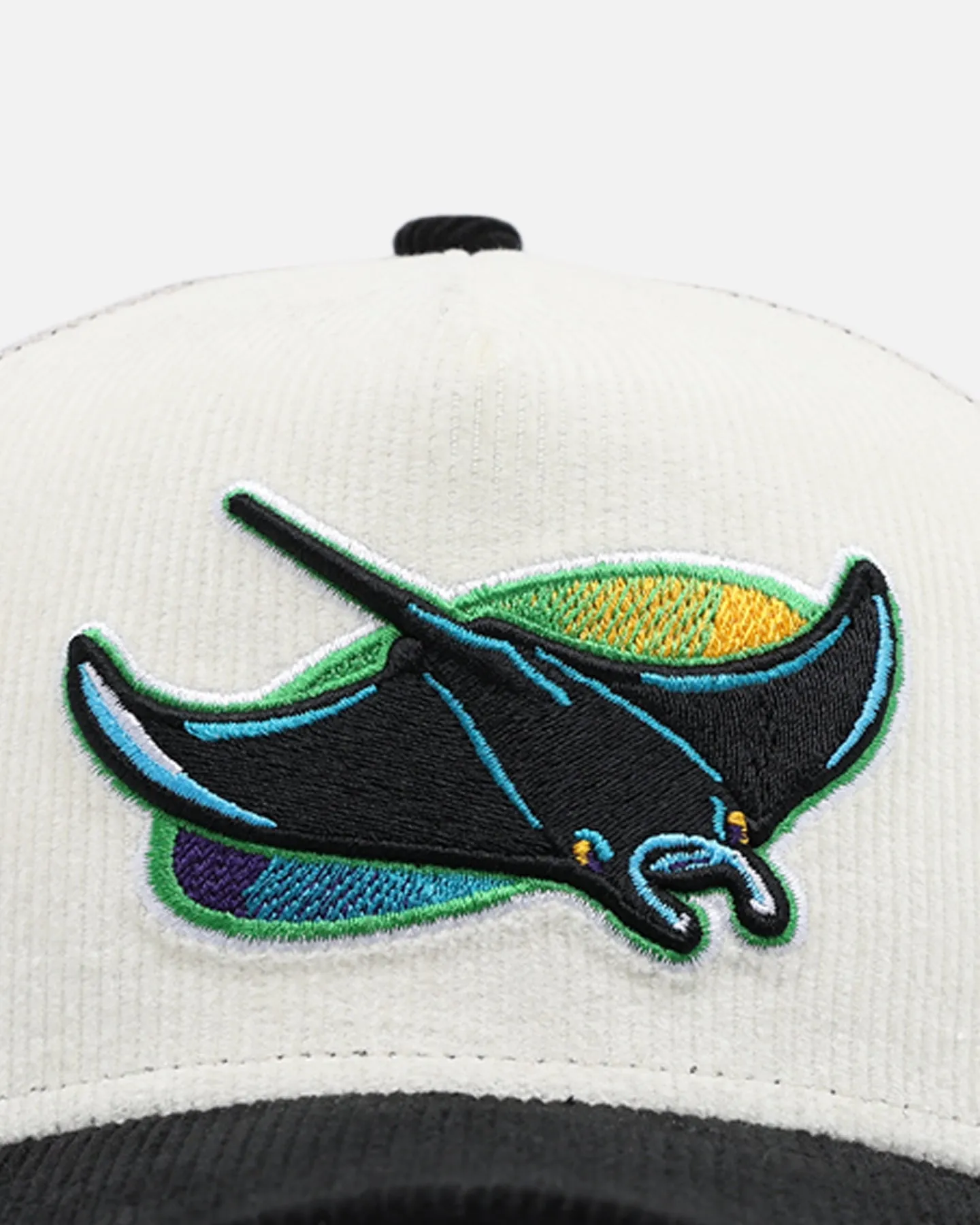 New Era Tampa Bay Rays '2-Tone Corduroy' 9FORTY A-Frame Trucker Snapback Chrome/Black sold by Culture Kings product image thumbnail 5