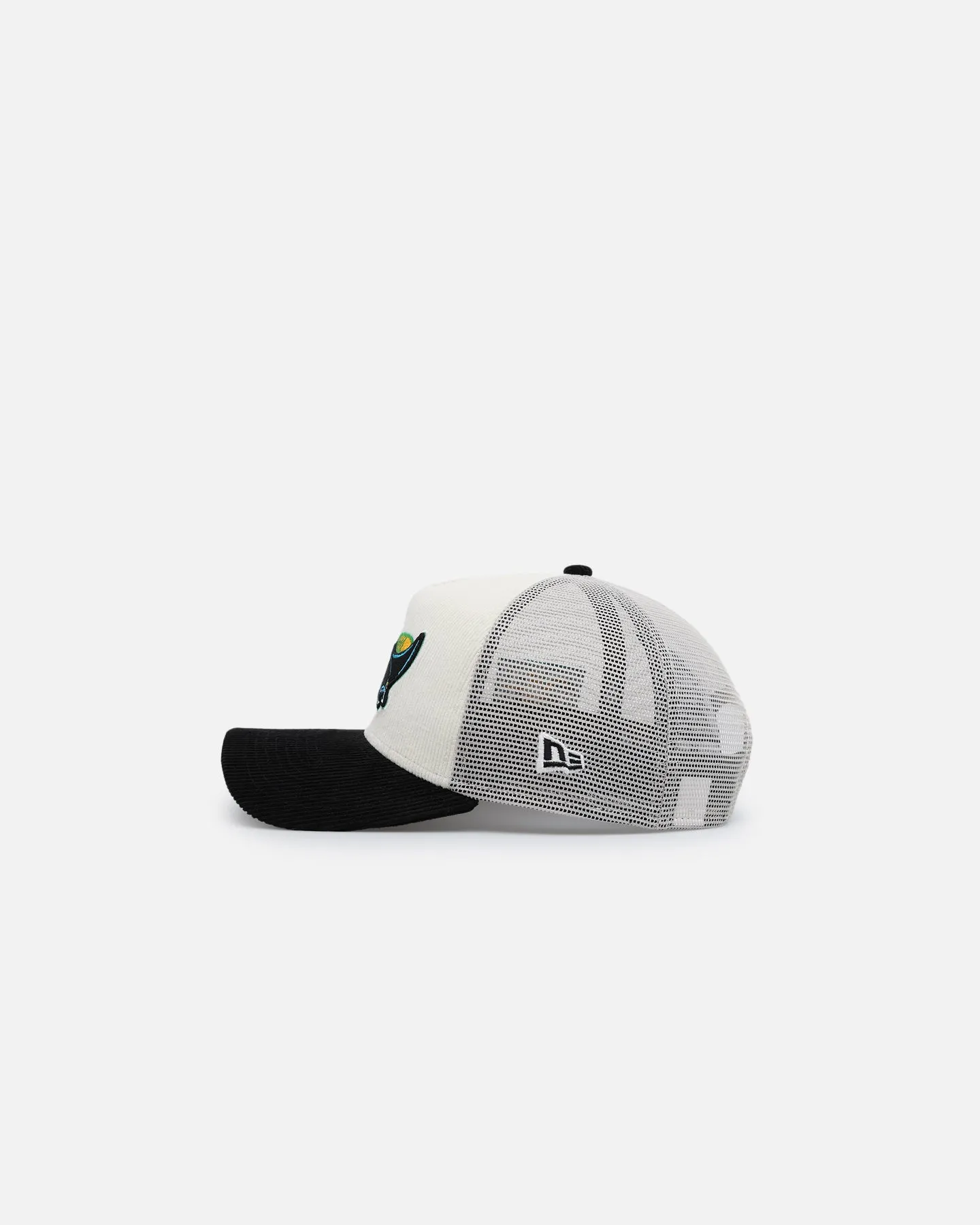 New Era Tampa Bay Rays '2-Tone Corduroy' 9FORTY A-Frame Trucker Snapback Chrome/Black sold by Culture Kings product image thumbnail 4