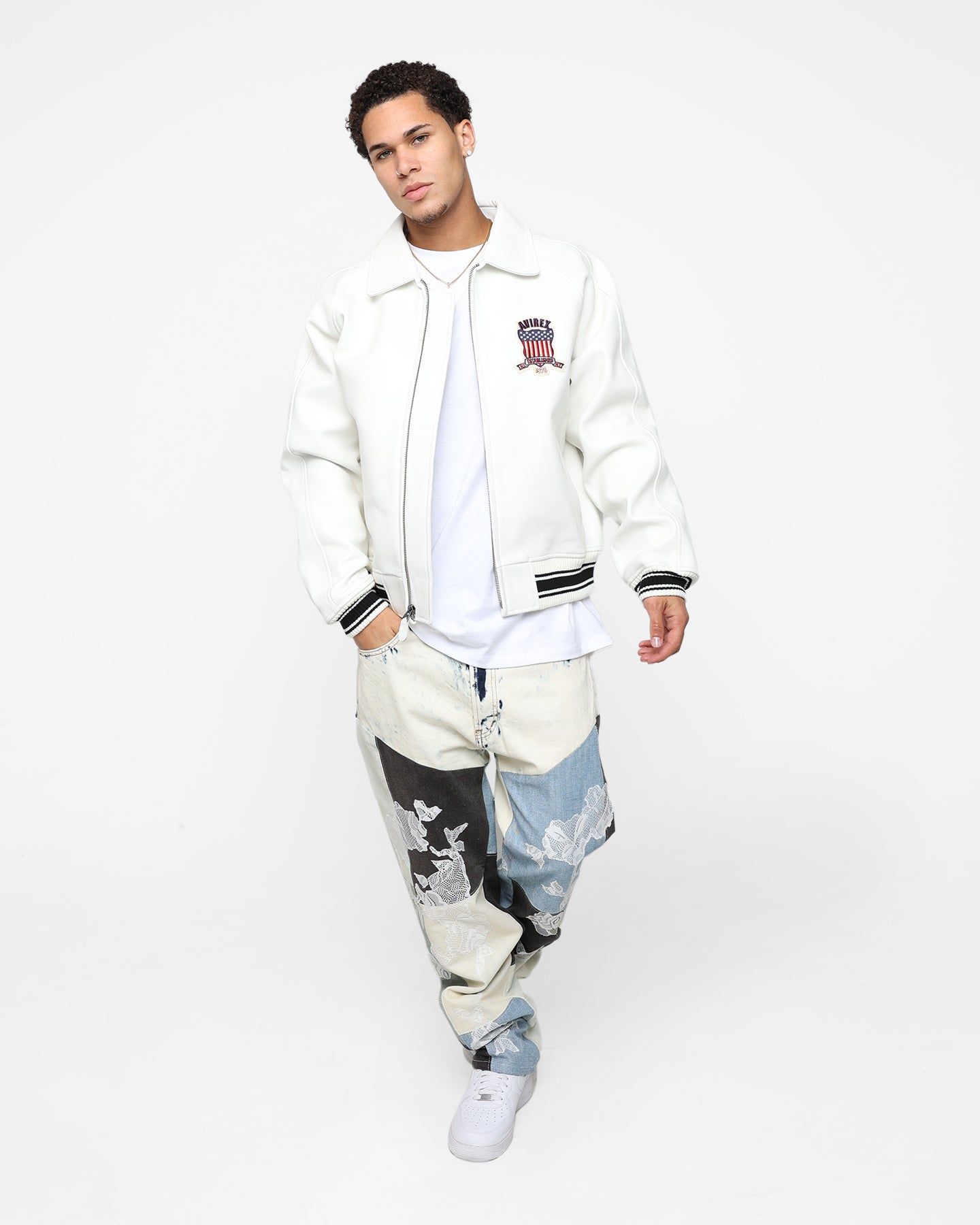 Avirex Icon Jacket Snow White sold by Culture Kings product image thumbnail 8