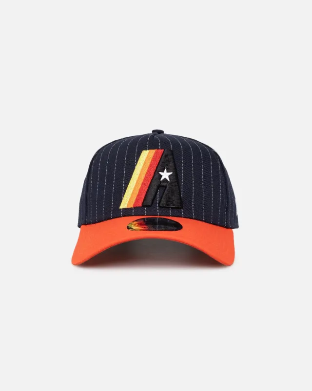 New Era Houston Astros '2-Tone Pinstripe' 9FORTY A-Frame Snapback Pinstripe sold by Culture Kings