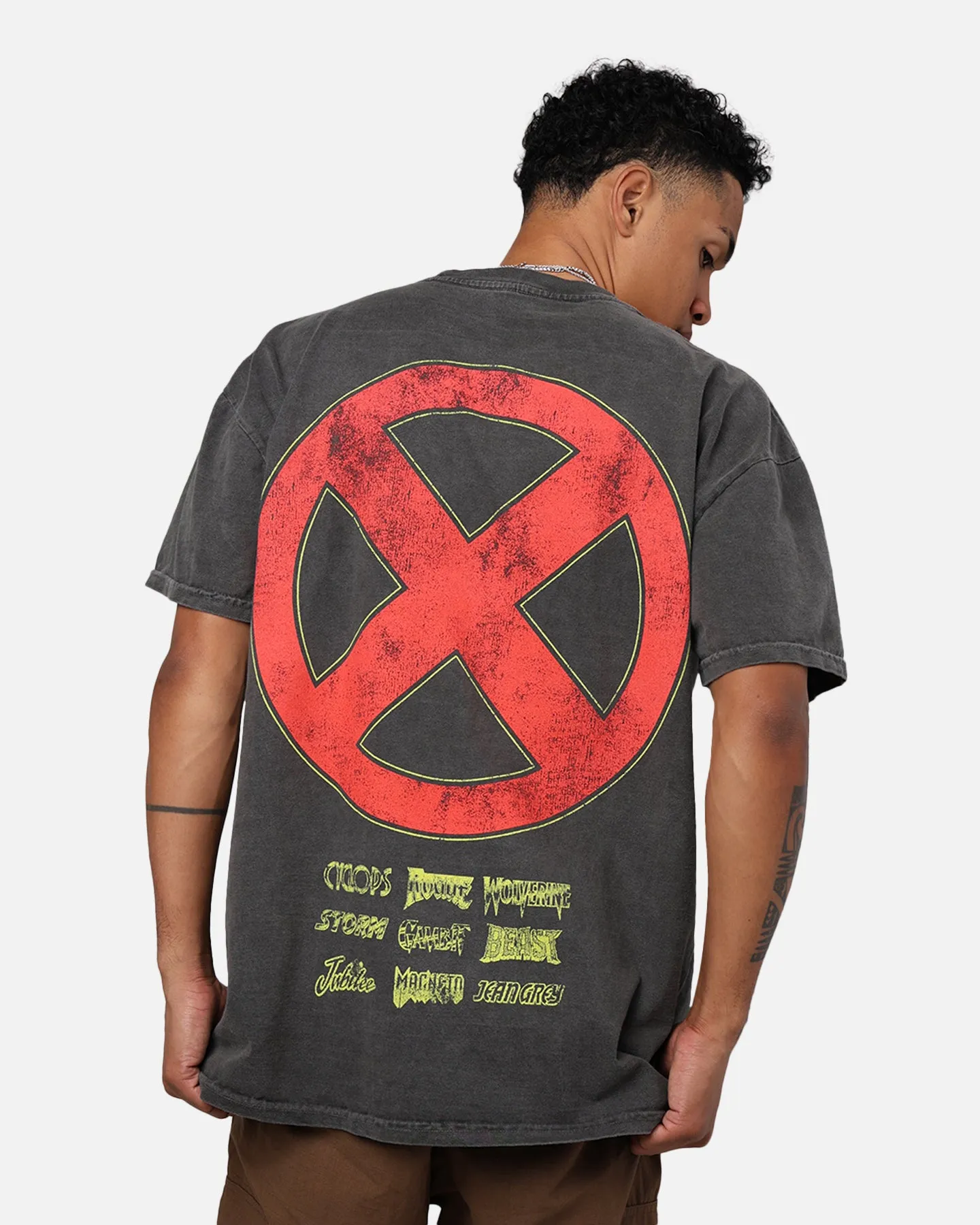 Marvel X-Men The X-Men Heavy Vintage T-Shirt Vintage Black sold by Culture Kings product image thumbnail 2