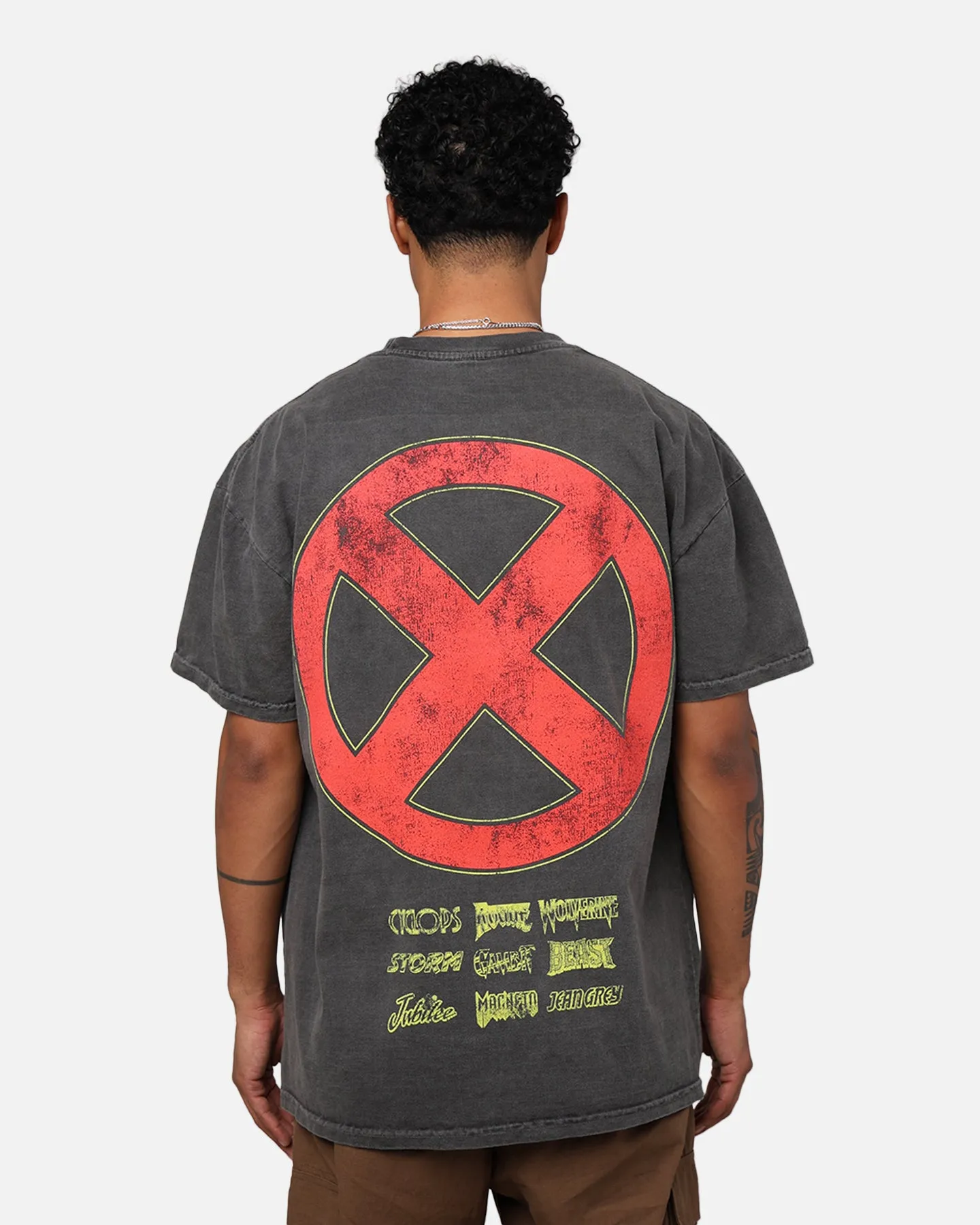 Marvel X-Men The X-Men Heavy Vintage T-Shirt Vintage Black sold by Culture Kings product image thumbnail 4