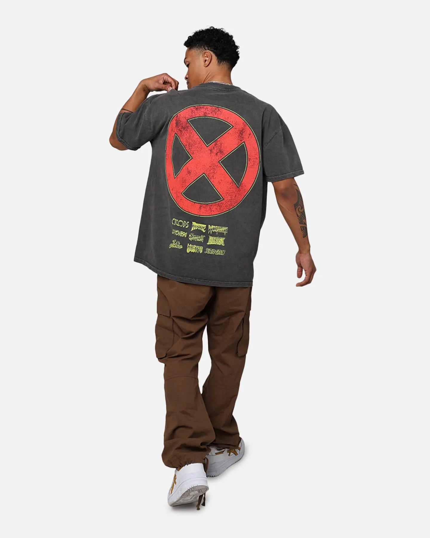 Marvel X-Men The X-Men Heavy Vintage T-Shirt Vintage Black sold by Culture Kings product image thumbnail 3