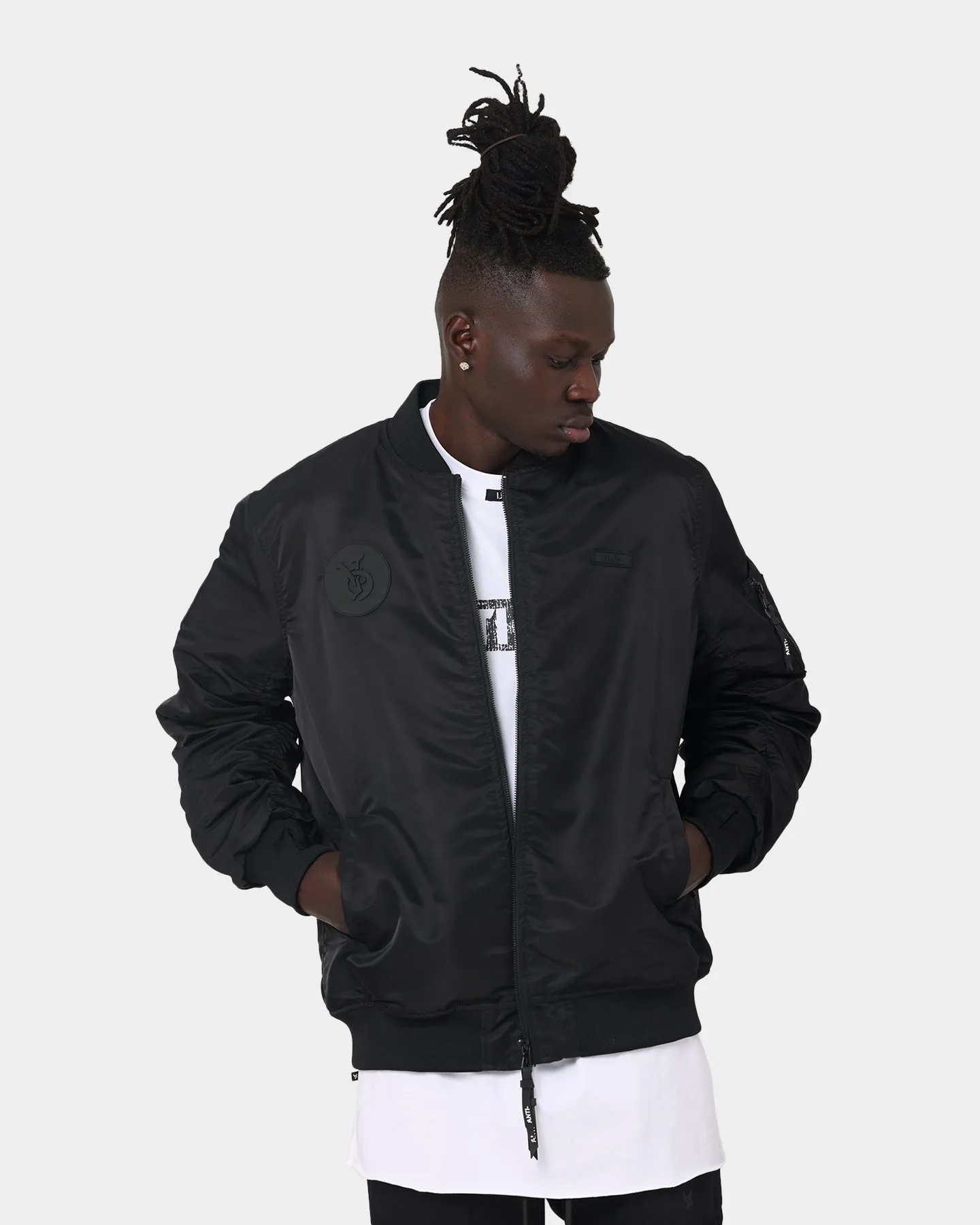 The Anti Order Antidote Oversized Bomber Jacket Black/Black sold by Culture Kings product image thumbnail 2