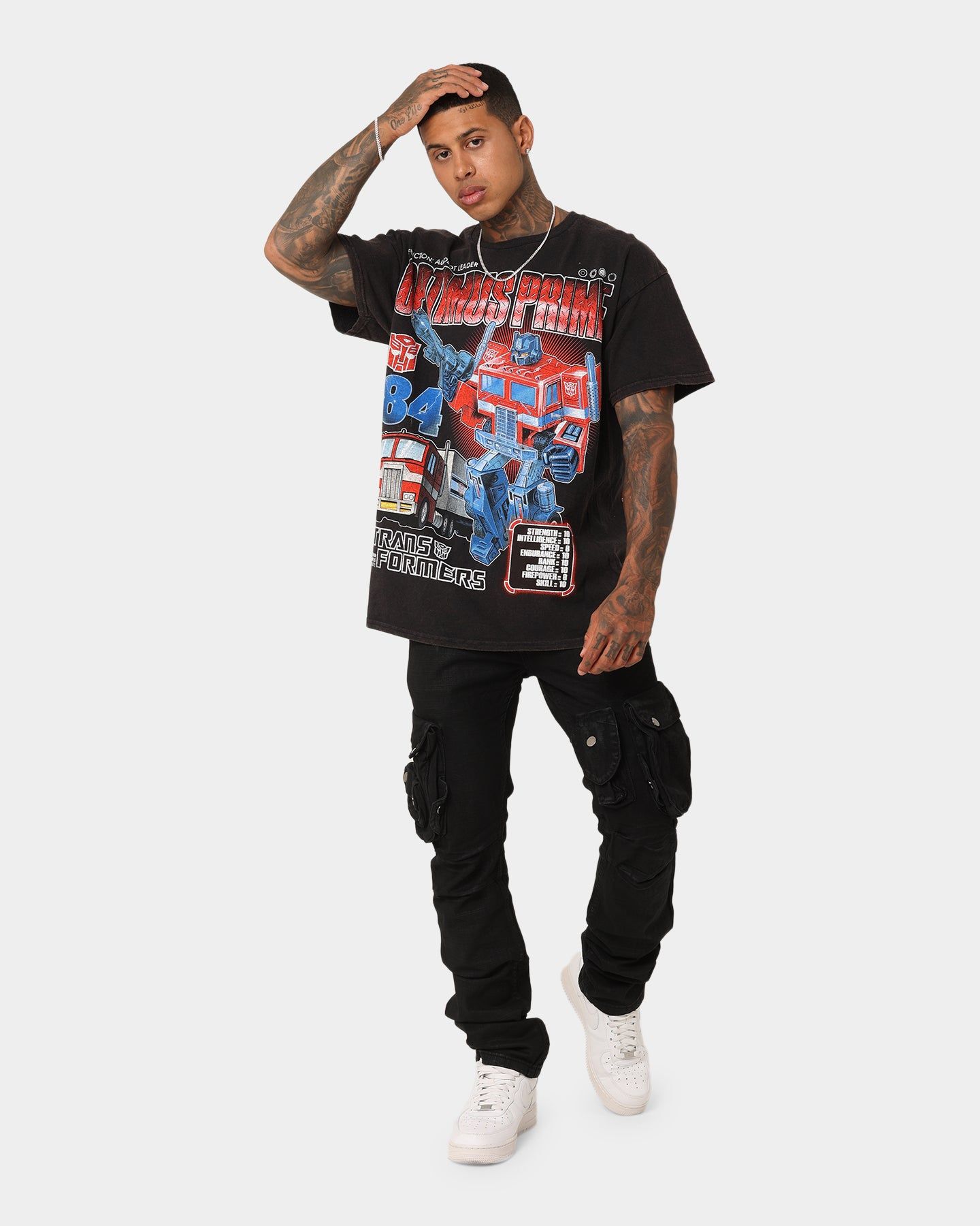 Goat Crew X Transformers Optimus Prime Vintage T-Shirt Black Wash sold by Culture Kings product image thumbnail 3