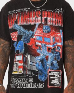 Goat Crew X Transformers Optimus Prime Vintage T-Shirt Black Wash sold by Culture Kings