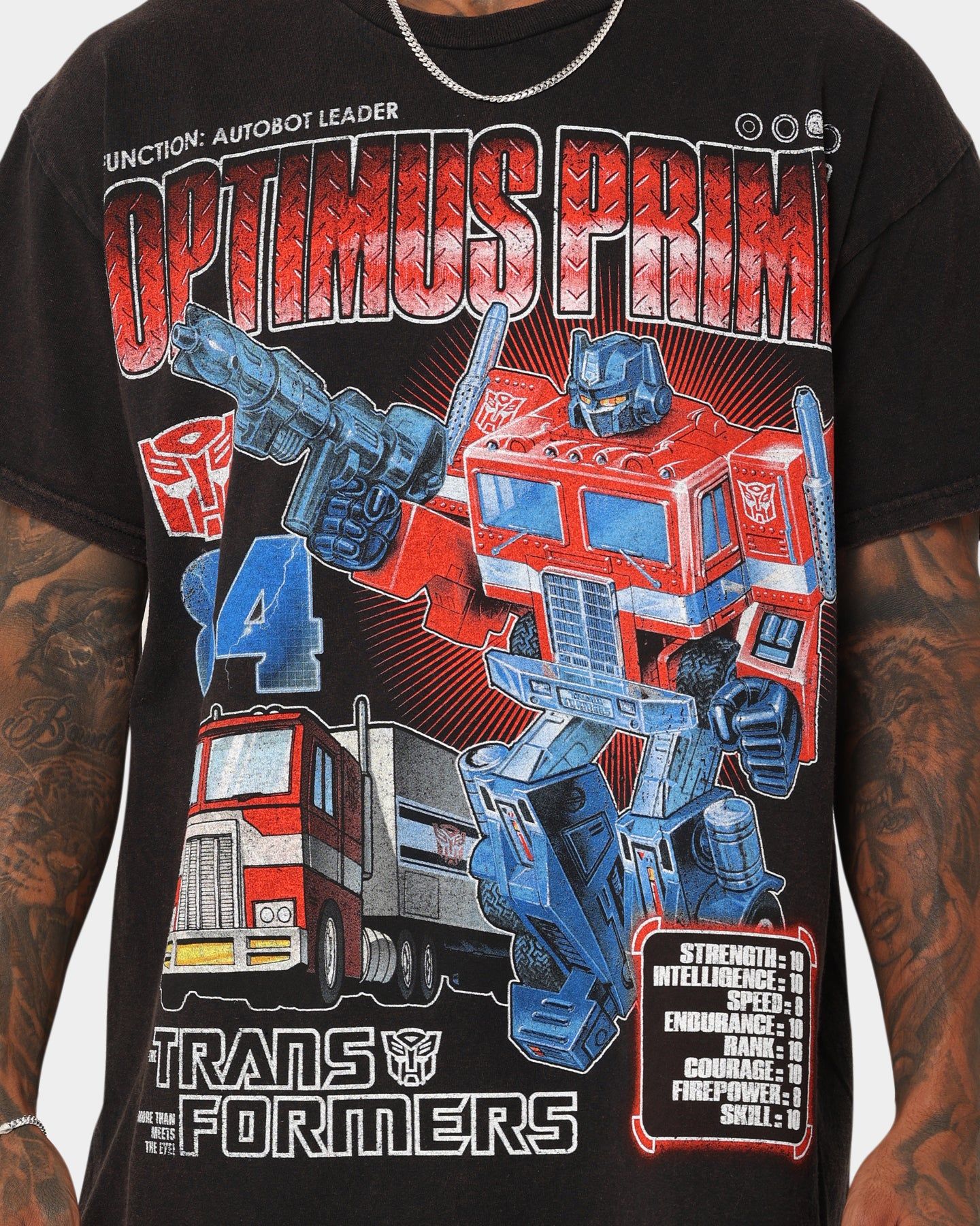 Goat Crew X Transformers Optimus Prime Vintage T-Shirt Black Wash sold by Culture Kings product image thumbnail 4