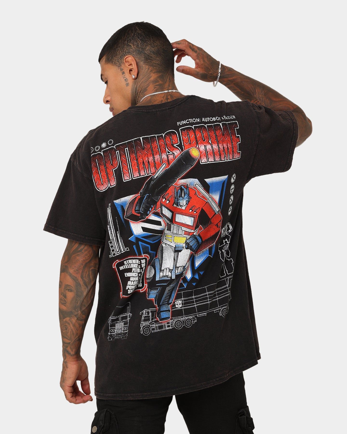 Goat Crew X Transformers Optimus Prime Vintage T-Shirt Black Wash sold by Culture Kings product image thumbnail 2