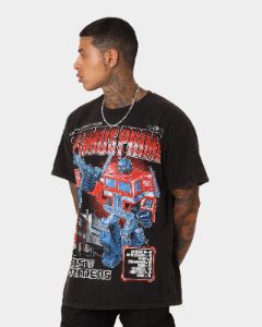 Goat Crew X Transformers Optimus Prime Vintage T-Shirt Black Wash sold by Culture Kings