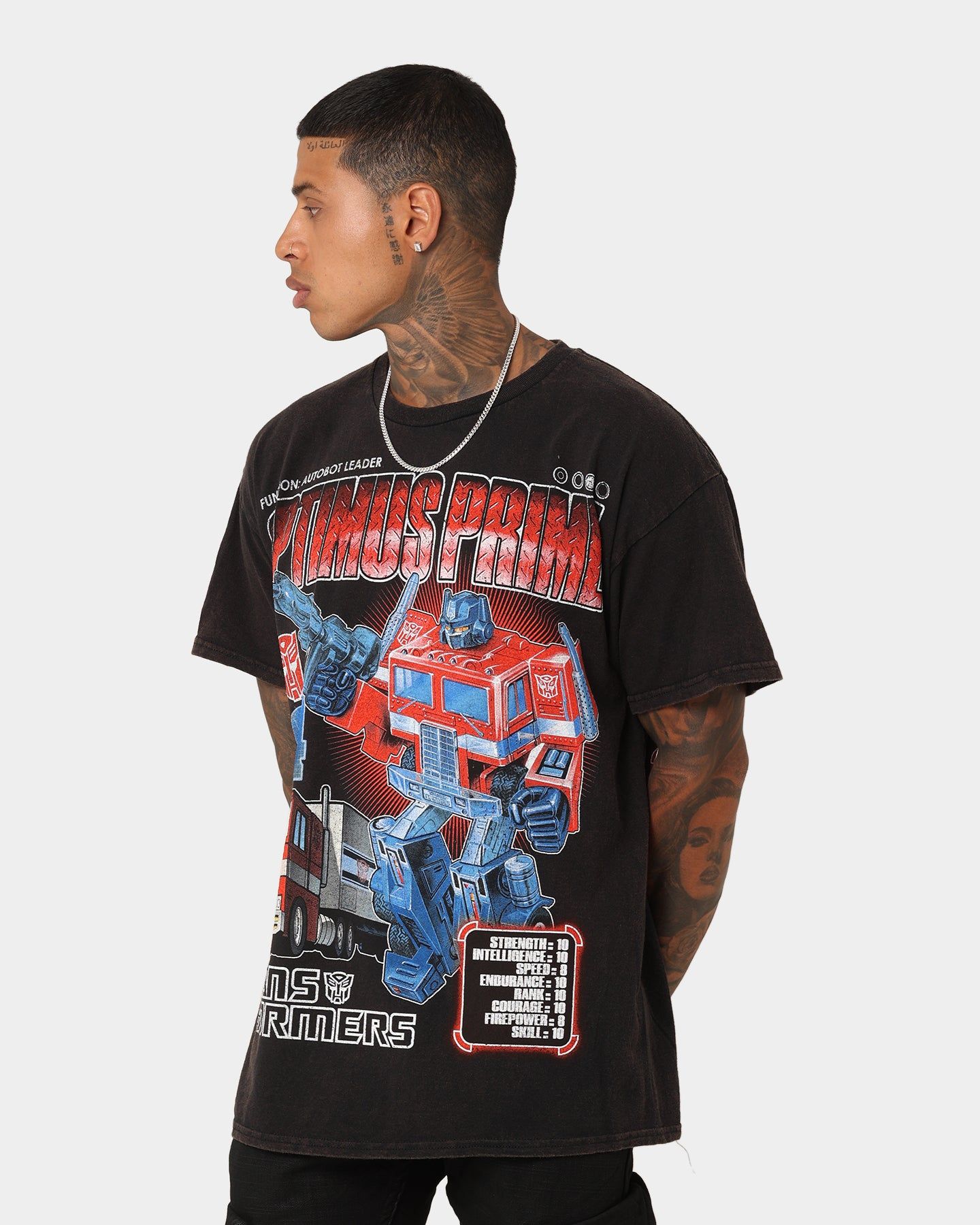 Goat Crew X Transformers Optimus Prime Vintage T-Shirt Black Wash sold by Culture Kings product image thumbnail 7