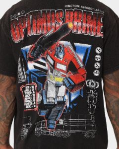 Goat Crew X Transformers Optimus Prime Vintage T-Shirt Black Wash sold by Culture Kings