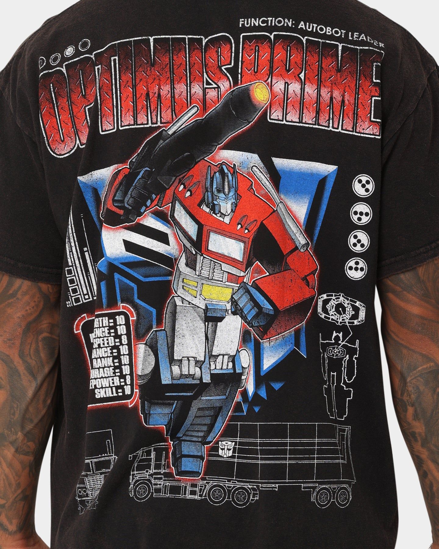 Goat Crew X Transformers Optimus Prime Vintage T-Shirt Black Wash sold by Culture Kings product image thumbnail 5