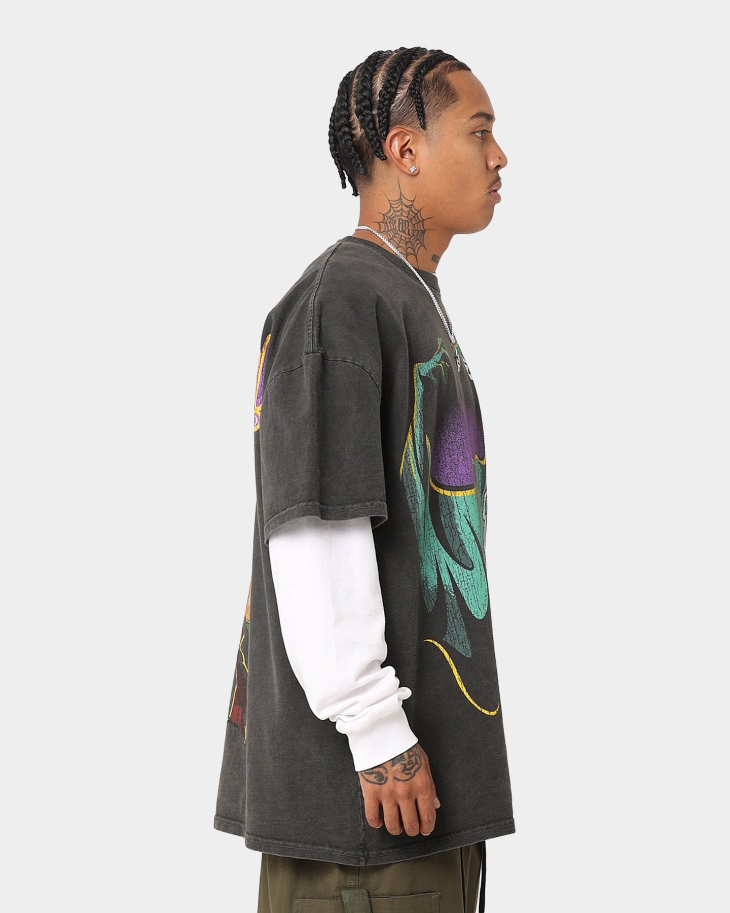 Goat Crew X Cartoon Network Green Ghost Heavyweight Vintage T-Shirt Black Wash sold by Culture Kings product image thumbnail 6