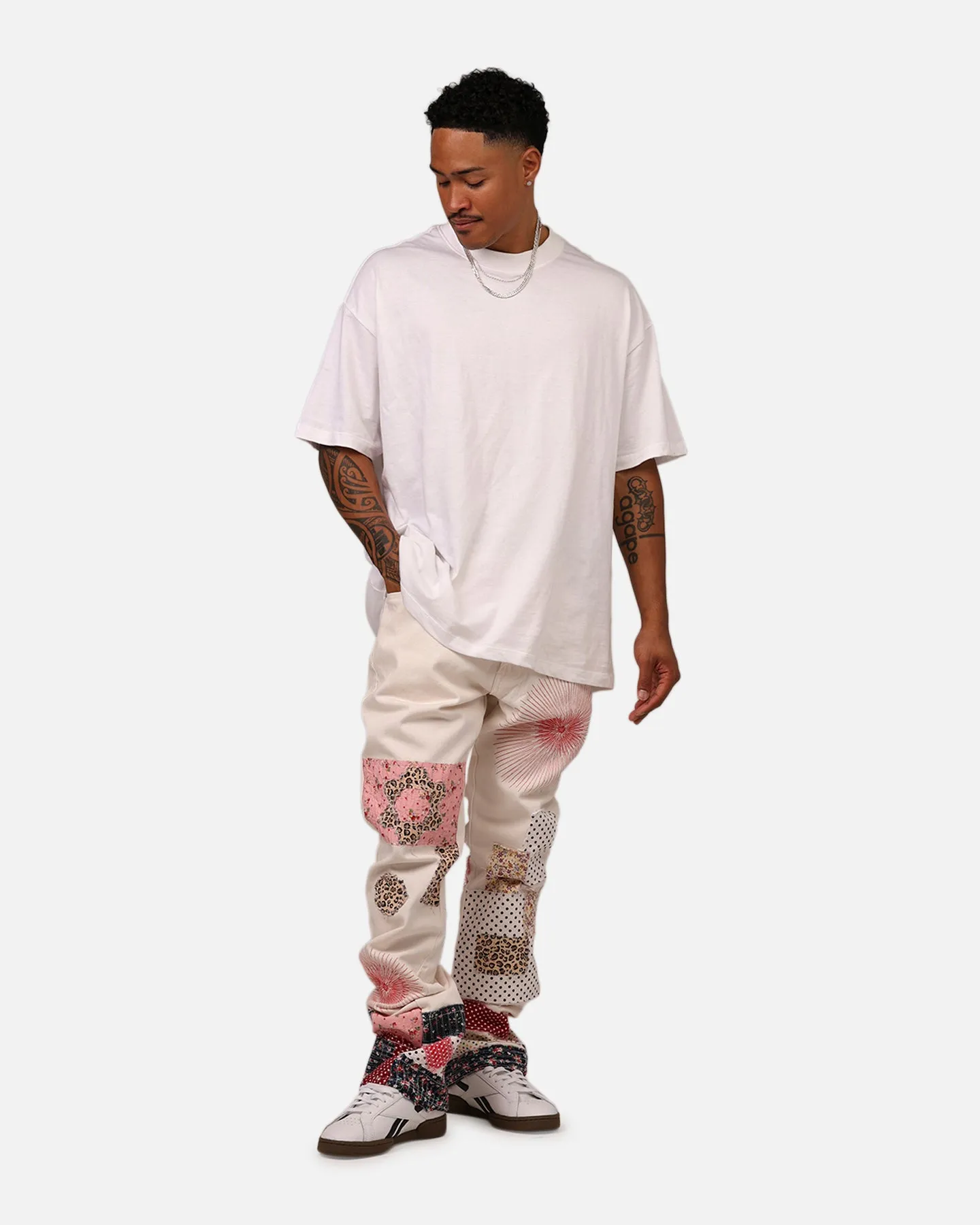 MNML B387 Rugged Flare Denim Jeans Off White sold by Culture Kings product image thumbnail 2