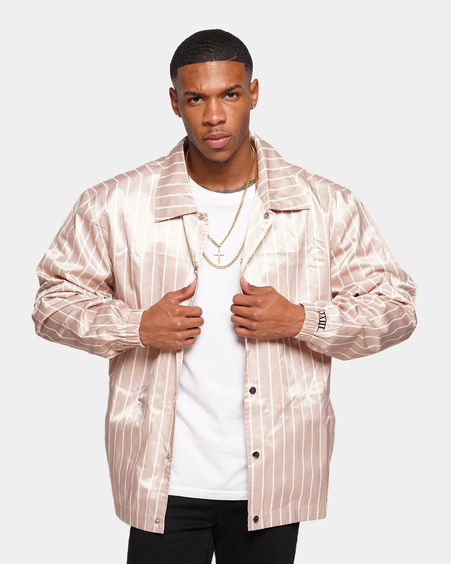 XXIII Limerick Coach Jacket Beige sold by Culture Kings