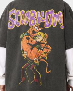 Goat Crew X Cartoon Network Green Ghost Heavyweight Vintage T-Shirt Black Wash sold by Culture Kings