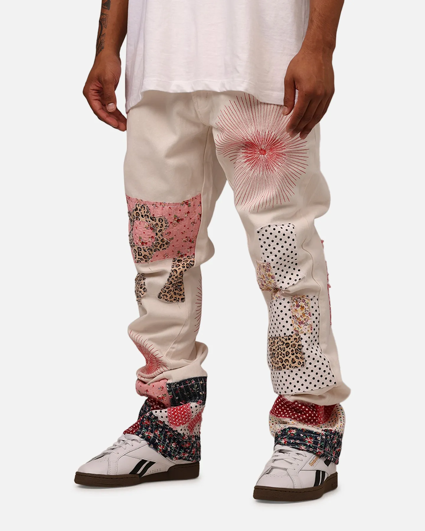 MNML B387 Rugged Flare Denim Jeans Off White sold by Culture Kings product image thumbnail 4