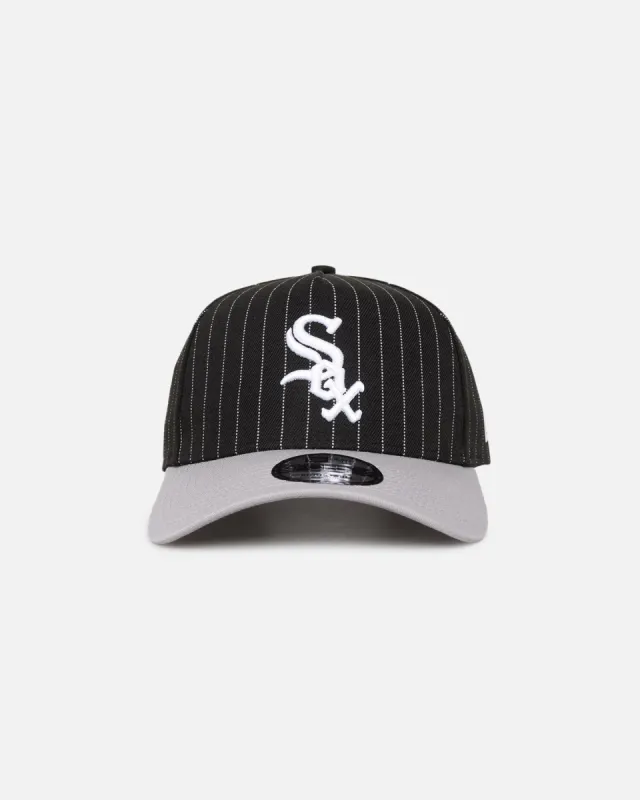 New Era Chicago White Sox '2-Tone Pinstripe' 9FORTY A-Frame Snapback Pinstripe sold by Culture Kings