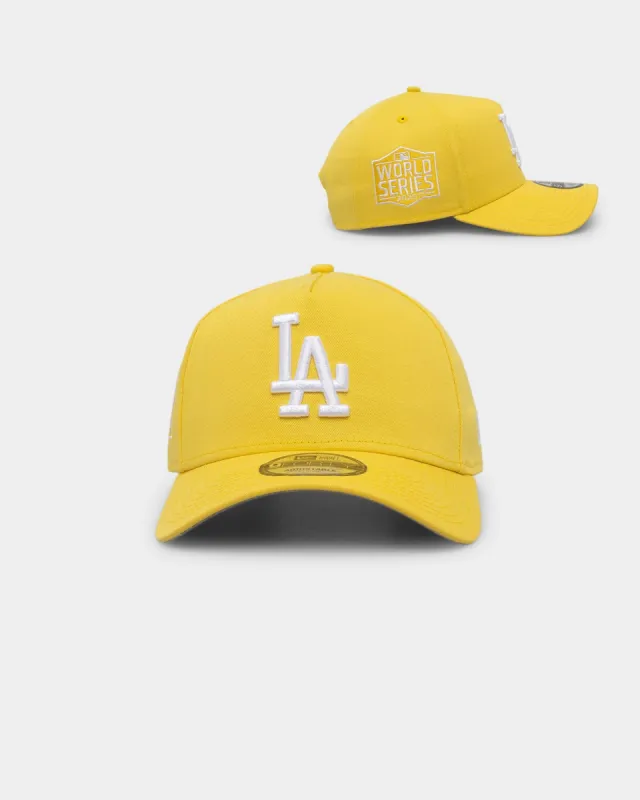 New Era Los Angeles Dodgers 9FORTY A-Frame Snapback Yellow sold by Culture Kings