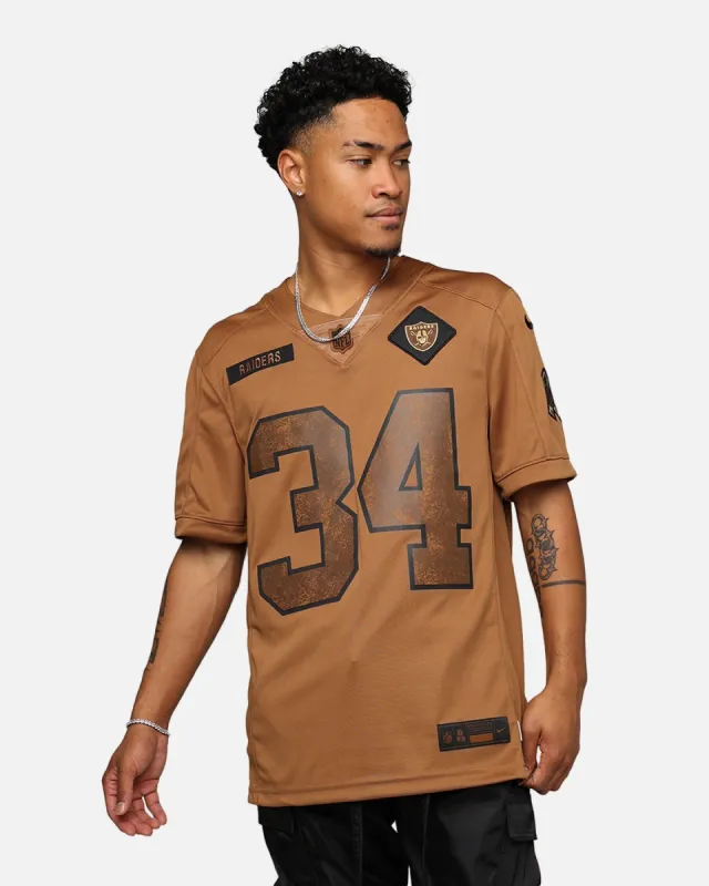 Nike Oakland Raiders Bo Jackson #34 'Salute To Service' Jersey Ale Brown made by Culture Kings
